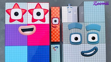 Looking for Numberblocks Puzzle Tetris NEW 100vs10K Space ASMR | Numberblocks Satisfying Video #87