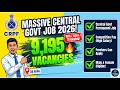 CRPF Constable Recruitment 2026 | 9195 Vacancies | 10th Pass Govt Jobs | Apply Online Full Details