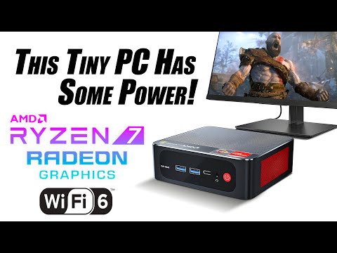 This Tiny PC Has Some Power💪 All New Ryzen 7 SER4 Mini PC Hands