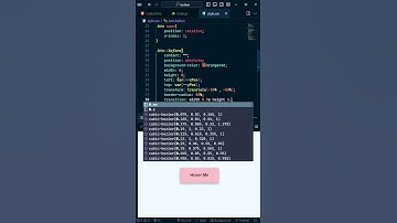 button hover effect #shorts #coding