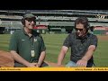 A's & Rockies A's Cast Live | Abraham Toro, Johnny Doskow & Drew Goodman join Towny on the Field!