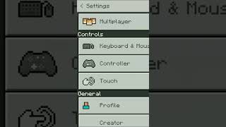 how to turn on/off split control in mcpe before 1:20 #trending screenshot 3