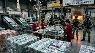 How Malaysian Ringgit Is Made 🇲🇾 | Inside Bank Negara’s Currency Printing Process