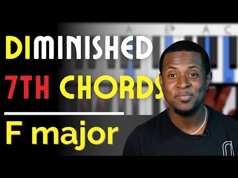 How To Use Diminished 7th Chords In F Major