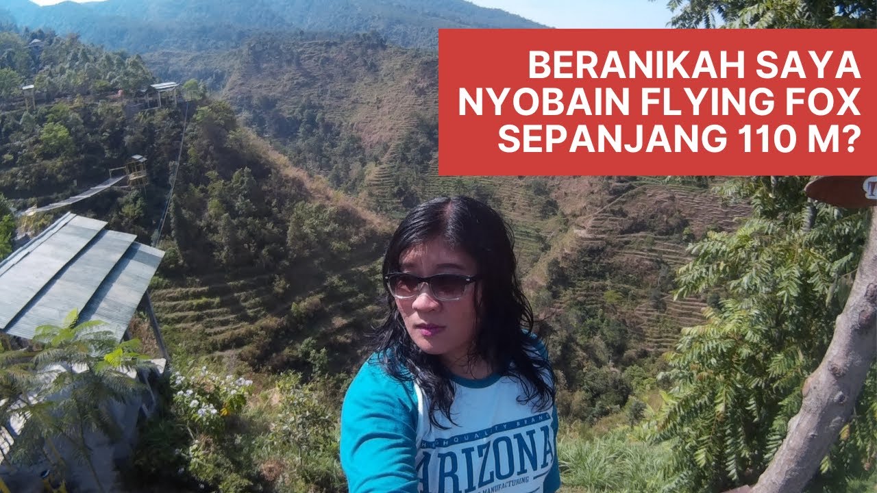 Flying Fox 110 m di Umbul Sidomukti Bandungan