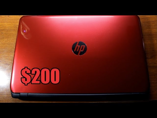 Paranafloden lever boykot HP Flyer Red A Great $200 Budget Laptop (2018) - YouTube