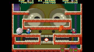 Snow Bros Genesis (70 stages - Hard - Coop - No Continue) screenshot 3