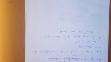 Principle of mathematical induction proof explanation\malayalam