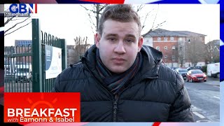 Jack Carson reports outside a school gate in Birmingham as more than 100 000 teachers could strike