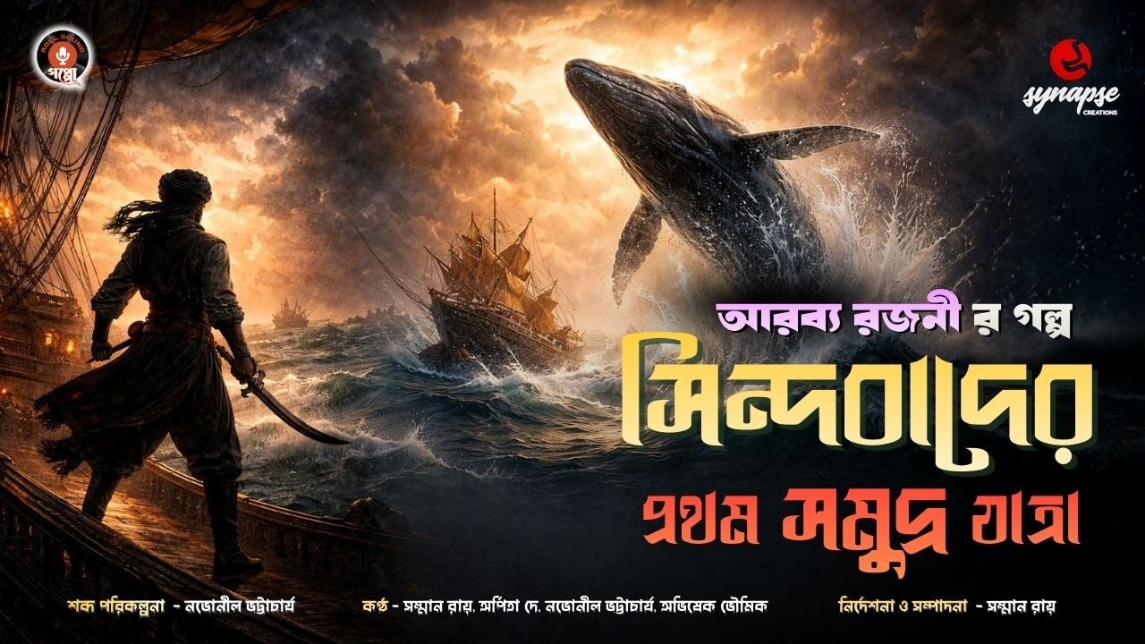 মাঝ সমুদ্রে মুখোমুখি মস্ত তিমি | SINDBAD | সিন্দবাদের প্রথম সমুদ্র যাত্রা  | আরব্য রজনী |আলিফ লায়লা
