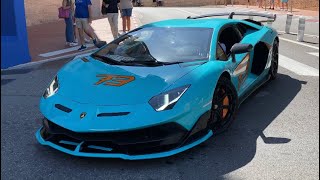 Lamborghini Aventador Svj In Monaco Loud Acceleratings, Downshifts, Revvs Loud