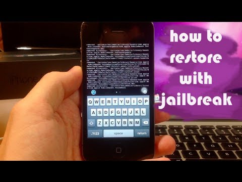How to Restore Jailbroken iPhone, iPod, iPad using iLEX RAT - No Computer! - YouTube