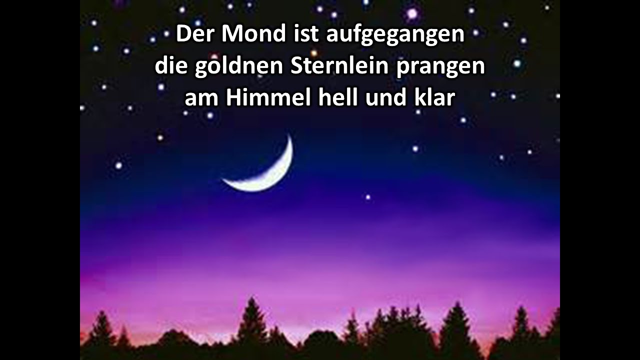 der mond ist aufgegangen text pdf
