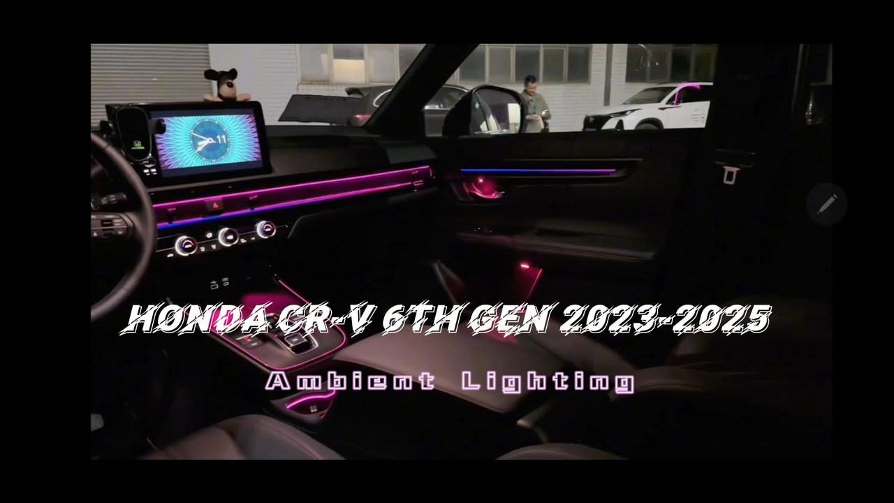 Honda CR-V 2023-2025 64-Color Ambient Lighting Upgrade | Stunning Interior Transformation!