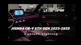 Honda CR-V 2023-2025 64-Color Ambient Lighting Upgrade | Stunning Interior Transformation!