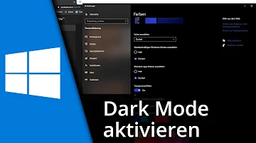 Wie kann ich den Dark Mode aktivieren?