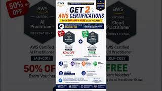 🚀 50% OFF AWS AI Practitioner + FREE Cloud Practitioner Exam Voucher