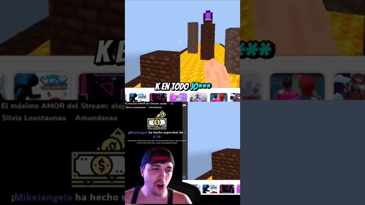 Parkour fail en copia de Minecraft 