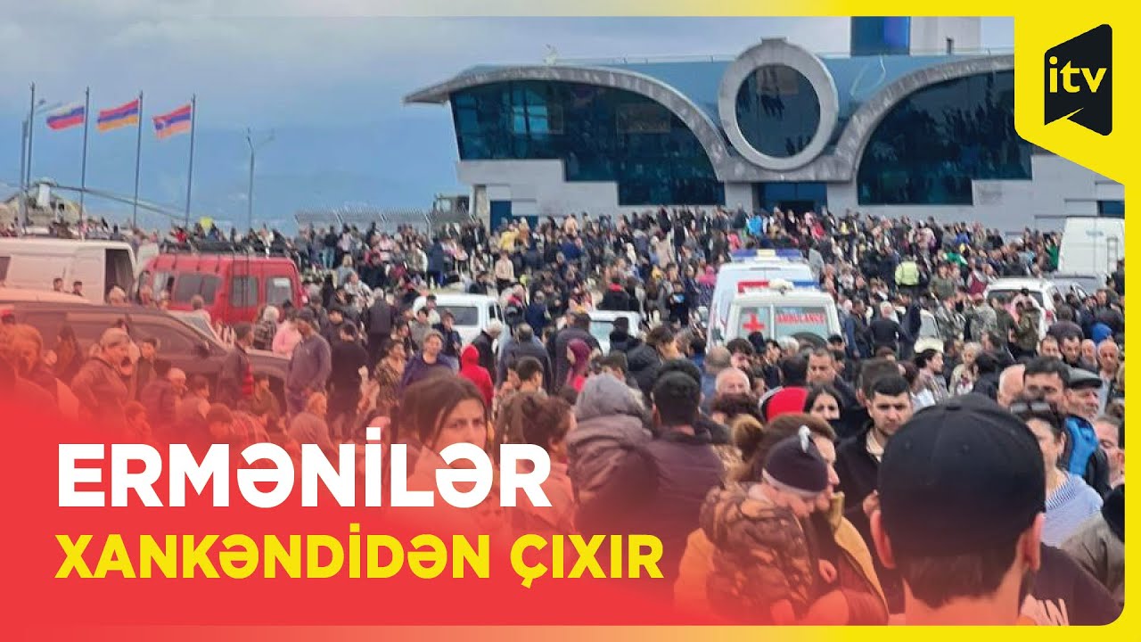 Ermənilər Xankəndini tərk edir YouTube
