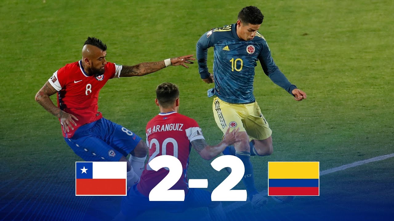 ¿Cuánto quedó Colombia vs Chile 2021