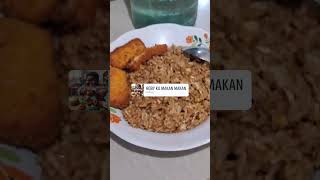 nasi goreng homemade with chiken katsu