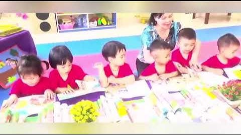 Ngày hội đọc sách của các bạn lớp nhà trẻ 24-36 tháng D1