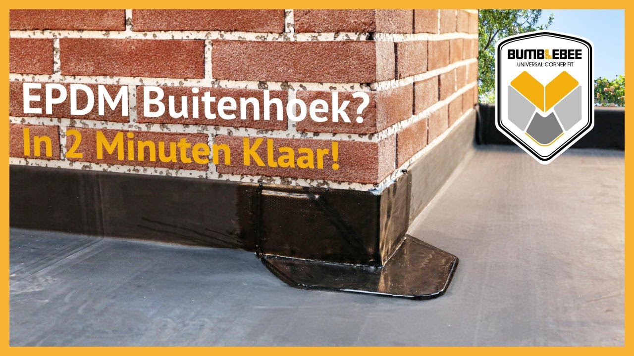 Bumblebee Universele EPDM Hoekafdichting | Snel & Eenvoudig een Waterdichte Buitenhoek!