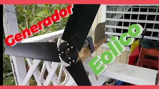Como Hacer Generador Eolico Casero