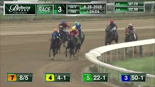 RACE 3 PROGRAM 8 20 2025