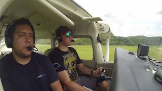Wheels and Wings First Day Pattern Work Practice Touch and Go Cessna 172N Student Pilot