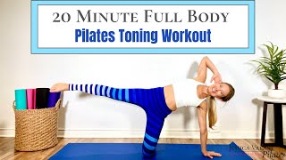 20 Minute Full Body Workout  Pilates Class for Toning!