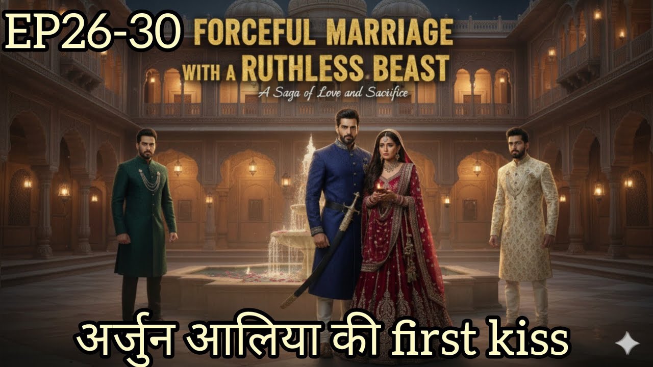 FORCEFUL MARRIAGE WITH A RUTHLESS BEAST EPISODE 26-30 नशे में आलू अर्जुन आलिया की first kiss 