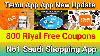 Temu App New Update | 800 Riyal Free Coupons | No1 Saudi Arabia Shopping App | @Allinonetechksa screenshot 5