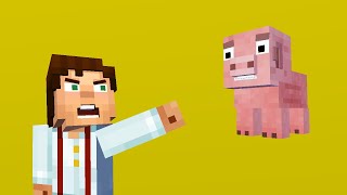 The Order of the Goons l Minecraft Story Mode (Funny Animation) 3D ReAnimated