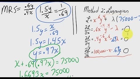 Intertemporal Utility Maximization: Two Period Example Problems