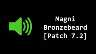 🔊 WoW PTR - Magni Bronzebeard Character Sound Clips (Patch 7.2)
