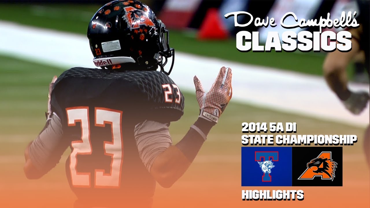 Temple Wildcats vs Aledo Bearcats Highlights | 2014 5A DI State Championship