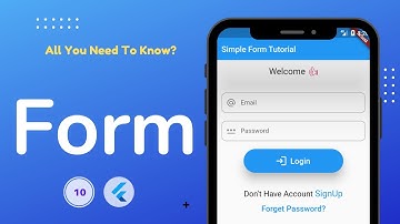 Flutter Login Form | Form Validation | MultiValidate | Flutter Tutorial 10