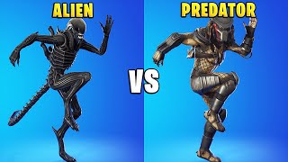 ALIEN vs PREDATOR in Fortnite Dance Battle! (Xenomorph vs Predator)