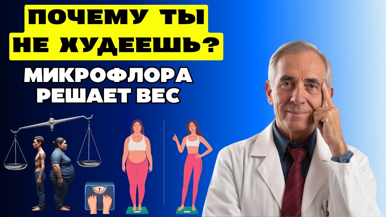 ПОЧЕМУ ОДНИ ХУДЕЮТ, А ДРУГИЕ НЕТ? Тайна в кишечнике!