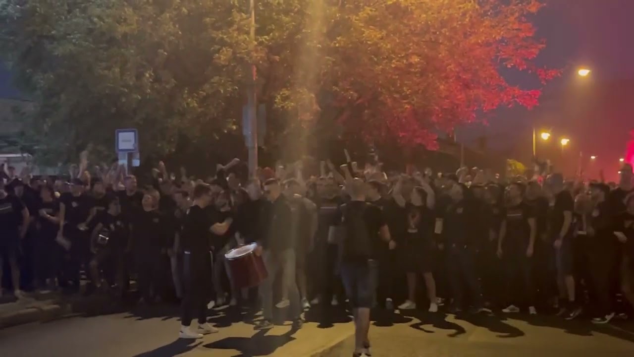 Magyarország-Szerbia meccs előtti vonulás - 2023. október 14.