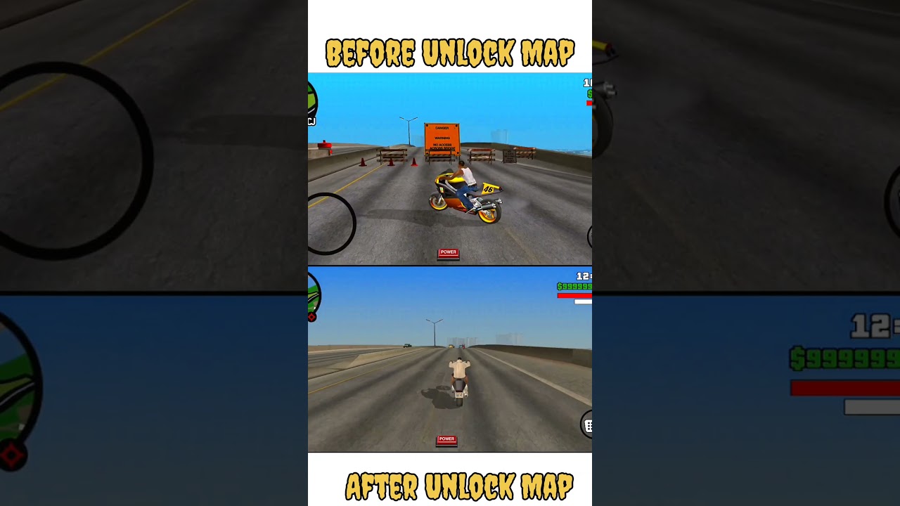 I unlock All map Gta san Andreas 