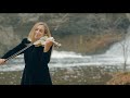Greensleeves on Violin in Enchanted Forest  ands Waterfall, Connecticut, USA by Danielle Turano
