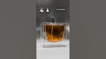 Perfume bottle | Full workflow Blender4.1 perfume bottle design