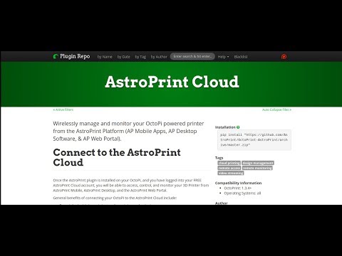 Access OctoPrint Over The Internet with AstroPrint (from anywhere!)