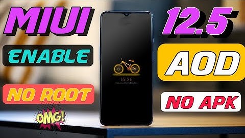 Enable Always On Display In MIUI 12.5 Any Xiaomi Device | Without Root & APK | MIUI 12 AOD 2021🔥