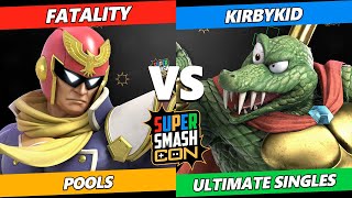 SSC 2022  Fatality (Captain Falcon) Vs. KirbyKid (King K. Rool) Smash Ultimate Tournament