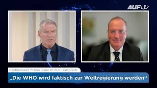 RA Philipp Kruse im AUF1-Gespräch: „Die WHO wird faktisch zur Weltregierung werden“