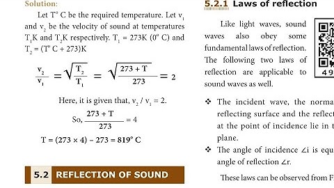 TN 10th SCIENCE PHYSICS |Unit 5 ACOUSTICS INTERIOR Example Problem 5.1 tamil