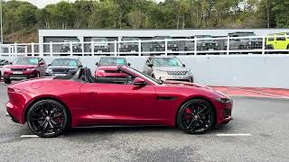 Jaguar F-Type 5.0 V8 R-Dynamic Black Convertible P450 Italian Racing Red for sale at Castle Motors 2014 Jaguar F Type Roadster 5 0 S Auto Salsa Red For Sale Castle Motors
